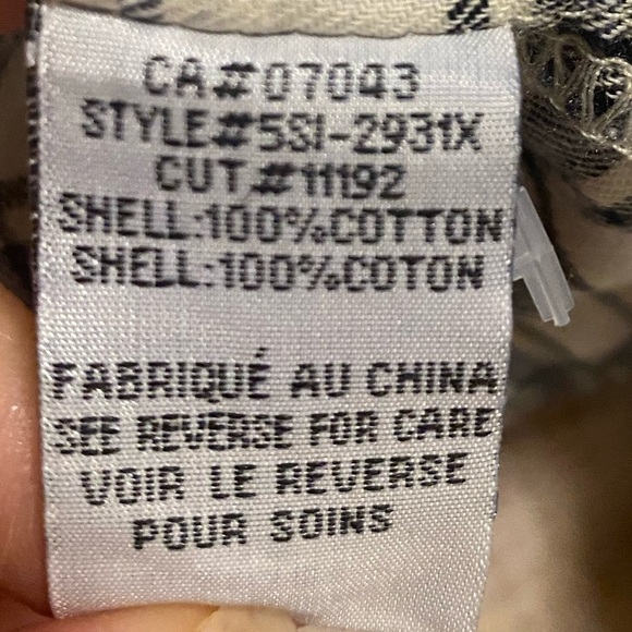 Velvet heart Plaid shirt 1X - Picture 9 of 9